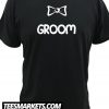 Groom with bow Tie New T-shirt