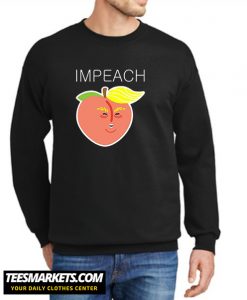 Impeach Donald Anti Trump Peach Emoji Impeachment New Sweatshirt