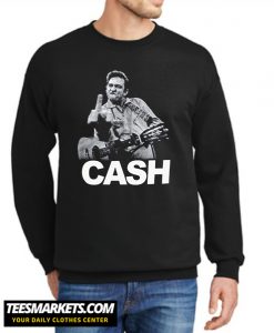 Johnny Cash Flippin The Finger Sweatshirt
