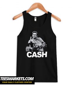 Johnny Cash Flippin The Finger Tank Top