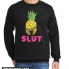 Pineapple Slut Thong Tropical Dot Grid Journal sweatshirt