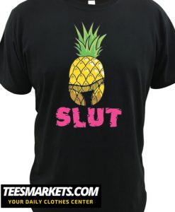 Pineapple Slut Thong Tropical Dot Grid Journal tshirt