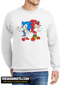 Sonic And Knuckles Unisex adult sweatshirt