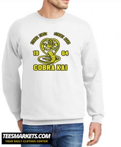 The Karate Kobra Kai Cobra Kai Martial Arts Retro Movie Inspired New Sweatshirt