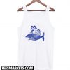 Funny Whale Butterfly Wings Tank Top