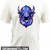 Mindful Vivid Buffalo in Purple & Blue T-Shirt