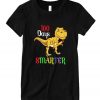 100 Days Smarter Happy School Student Teacher RS T-Shirt