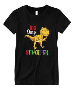 100 Days Smarter Happy School Student Teacher RS T-Shirt