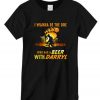 Bigfoot i wanna be the one who has a beer with darryl sunset New T-shirt