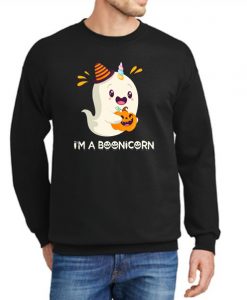 I'm A Boonicorn Cute Ghost Unicorn Spooky Halloween New Sweatshirt