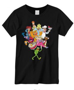 Muppets Kermit Frog Miss Piggy Animal Grover Fozzie Bear Gonzo Beaker New T-shirt