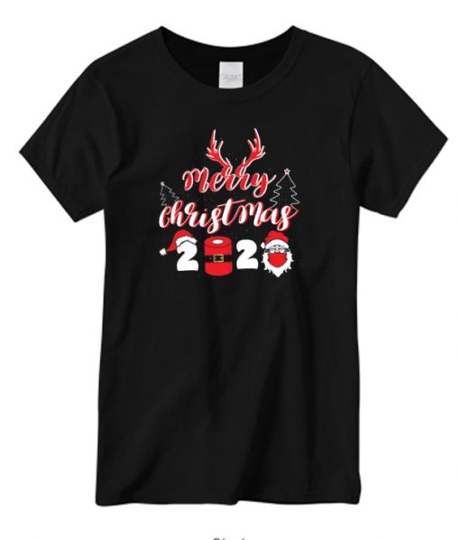 Merry Christmas 2020 Christmas Quarantined New graphic T-shirt
