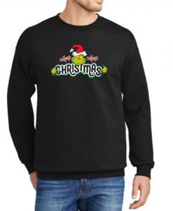 Merry Christmas Grinch New graphic Sweatshirt