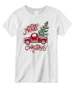 Merry Christmas Rustic Truck New T-shirtMerry Christmas Rustic Truck New T-shirt