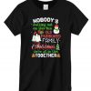 Nobody's Walking Out On This Fun Old Family Christmas Xmas New graphic T-shirt