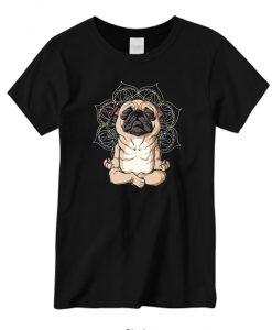 Yoga Pug New graphic T-shirt