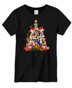 Jack Russell Christmas Tree New graphic T-shirt