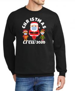 Santa Reindeer and Elf Matching Family Christmas New graphic Sweatshirt