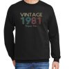 1981 Vintage Original Parts New Sweatshirt