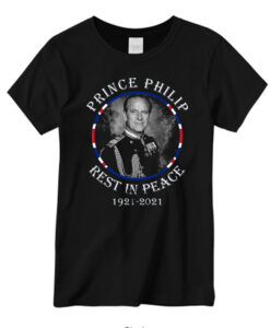 Prince Philip Rest In Peace 1921 - 2021 UK Flag T shirt